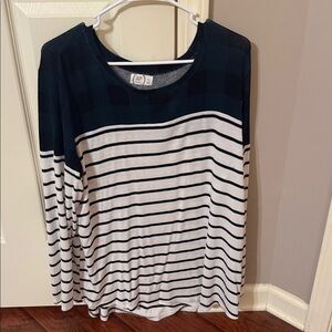 Striped Long Sleeve Top